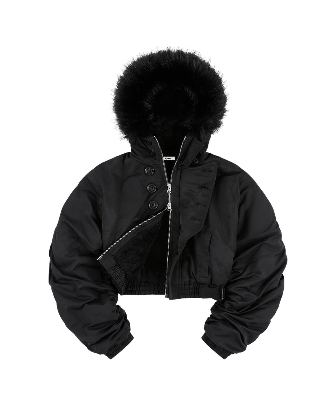 (12/19 Pre-order) Hooded Crop Bomber