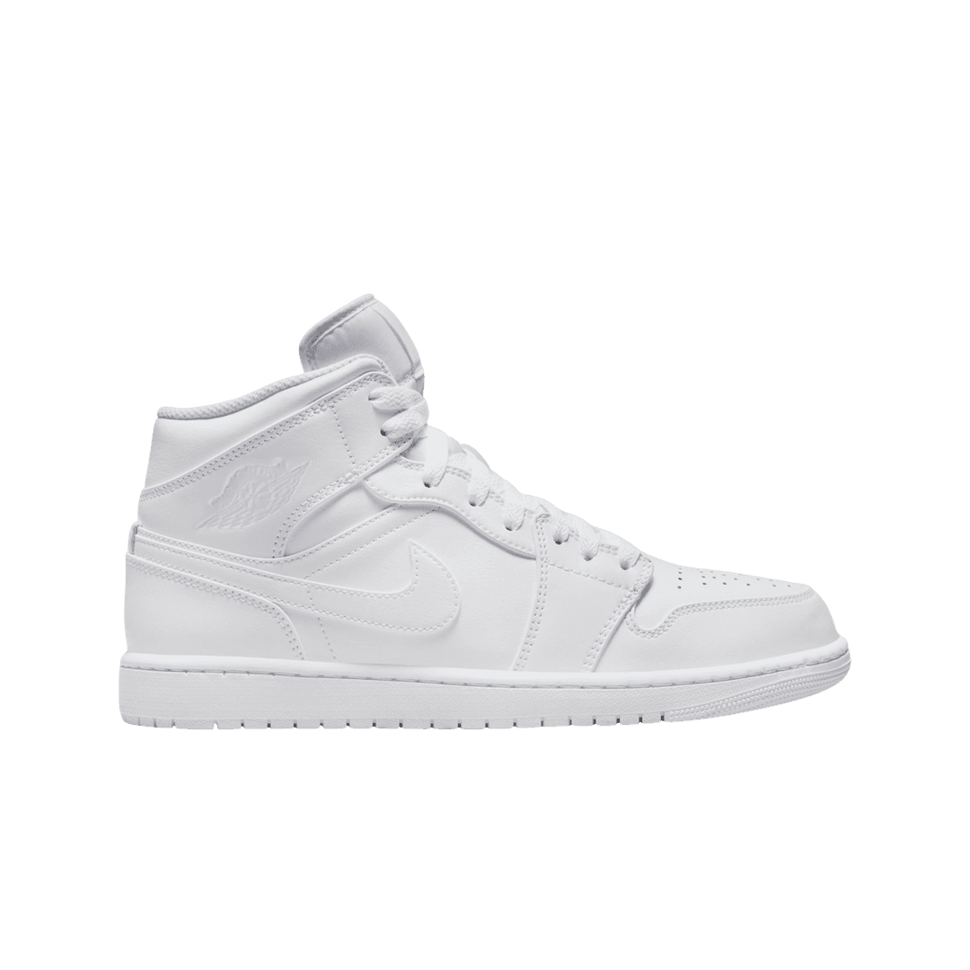 Jordan 1 Mid Triple White 2022
