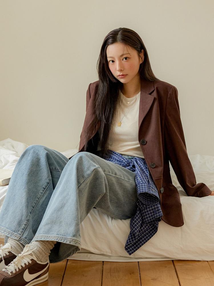 페미닌 롱 슬리브 티셔츠 OW5AE8220