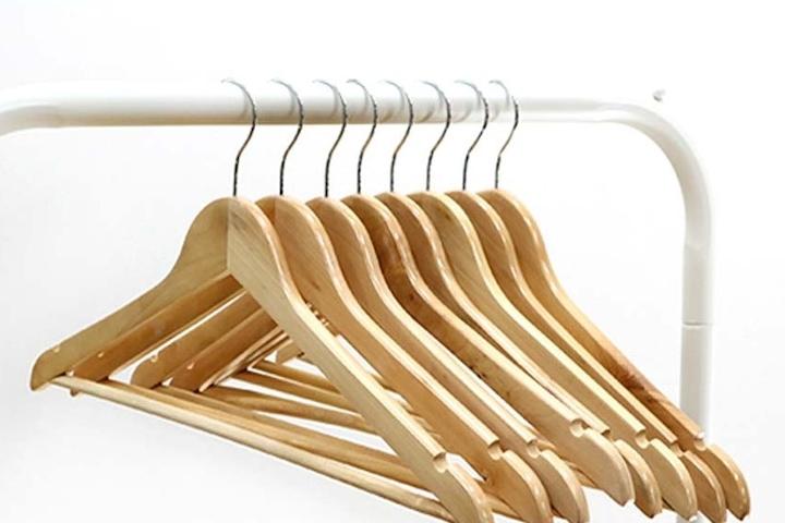 [오늘의딜] 원목 옷걸이 30p (가로44cm)