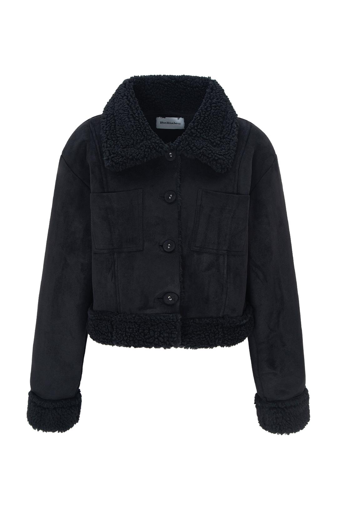 Fluffy sherling coat