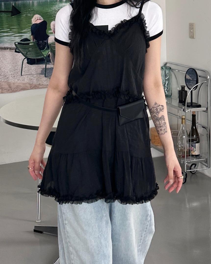 Lace mini one-piece (2color)