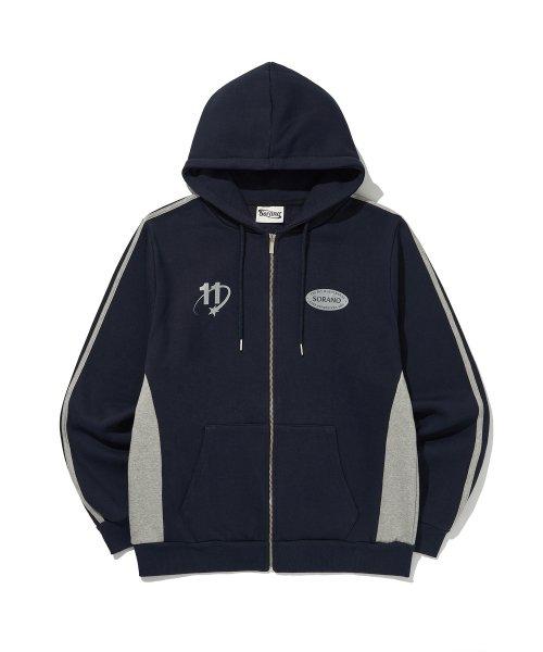 SORANO 11-SPORTY HOODIE ZIP-UP [3Color]