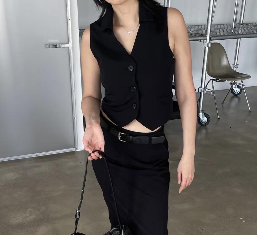 르아르디 아코 카라 베스트 (버튼 베스트 조끼)