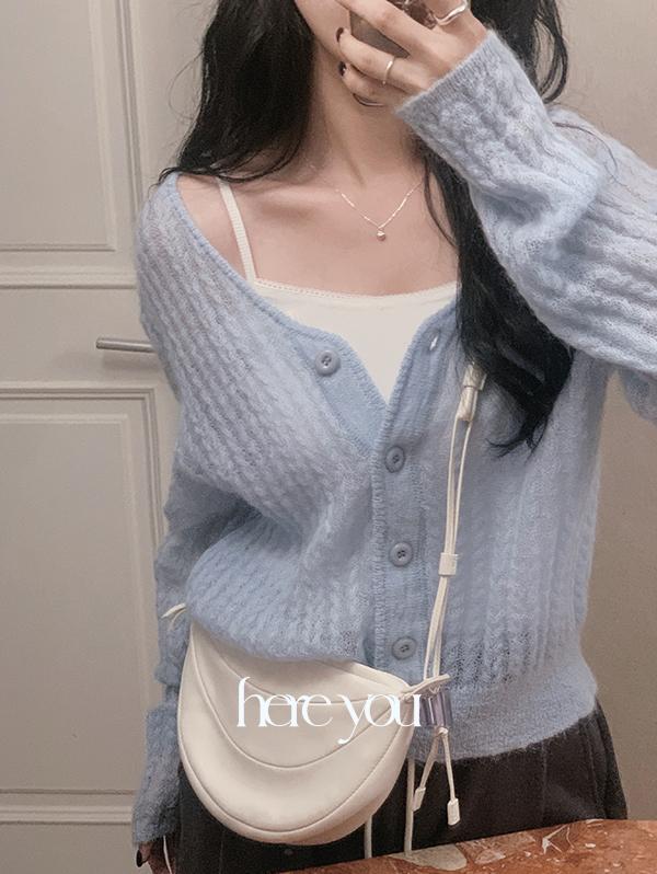 유리에 [here you] 피코 레이스 sleeveless - 5color (골지나시/레이어드/데일리/이너/러블리/봄신상/컬러추가)