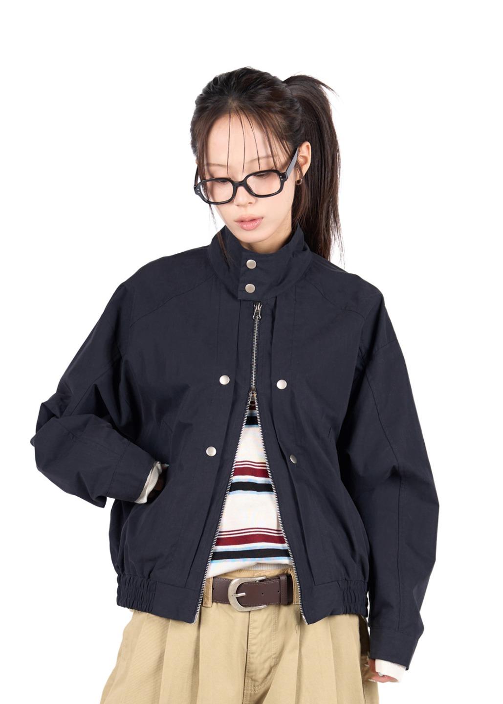 CURVED SHELL BLOUSON