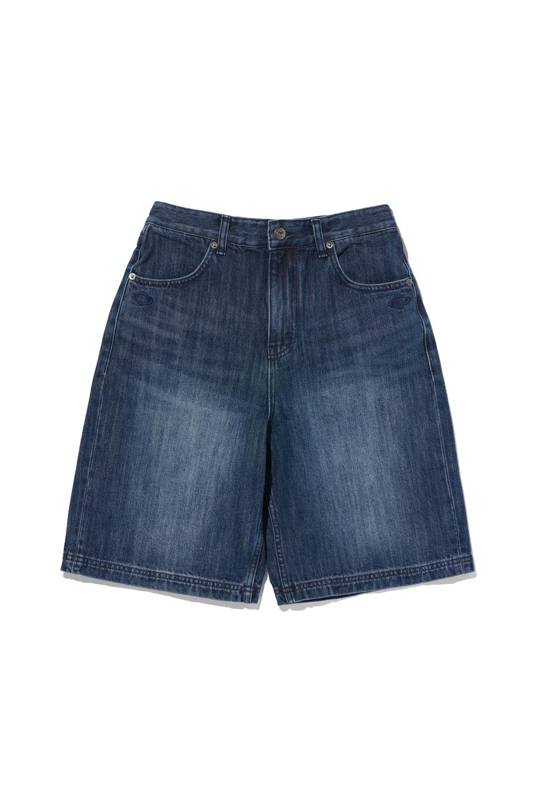 DENIM BERMUDA PANTS_INDIGO