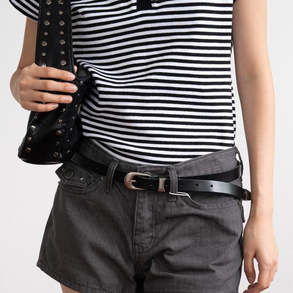 Western Stud Shorts (Gray/3szie)