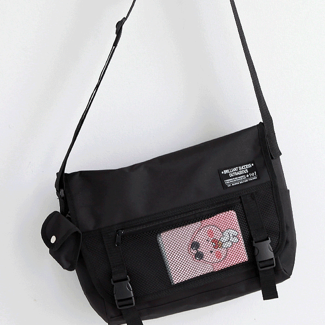 학생 크로스백 고등학생 메신저 가방 학원 학교 보조가방 캔버스 백