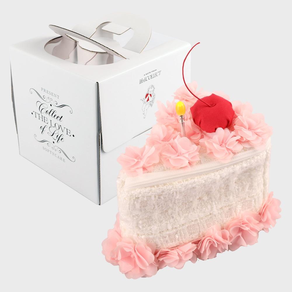 [선물포장/GIFT][소프티케이크파우치] My First Pink Cake