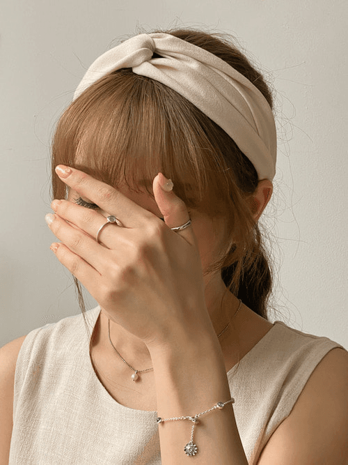 모던 와이드 반다나 터번 헤어밴드 6color