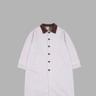 CORDUROY COLLAR MAC COAT (BEIGE)