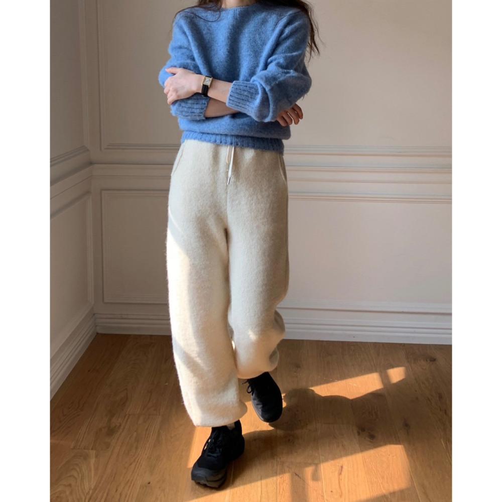 fllanel 플라넬 테디 조거 팬츠 플리스 후리스 밴딩 트레이닝 pt (2colors)