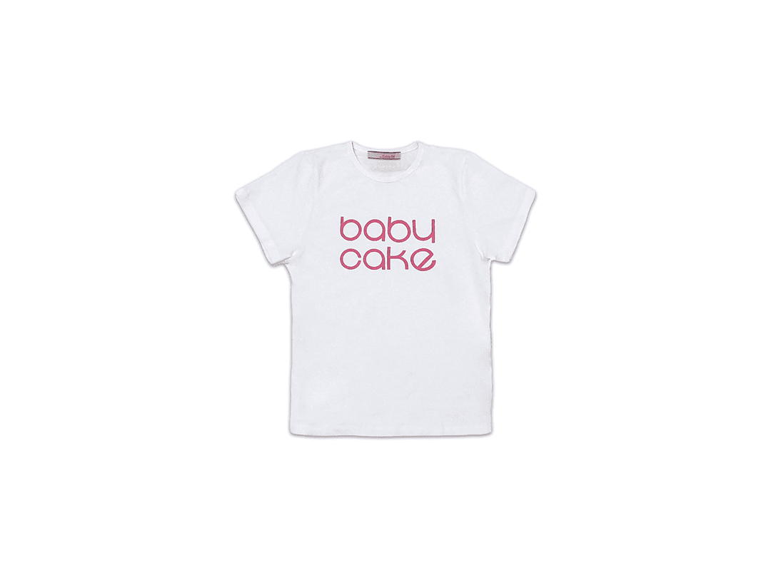 baby cake tee (white)