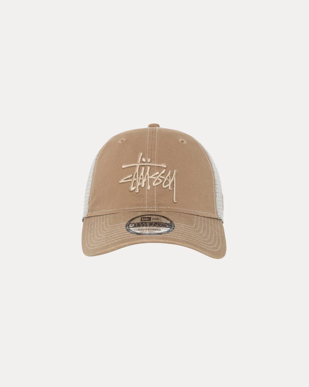 NEW ERA 9TWENTY WASHED BASIC TRUCKER - Khaki / ONE SIZE