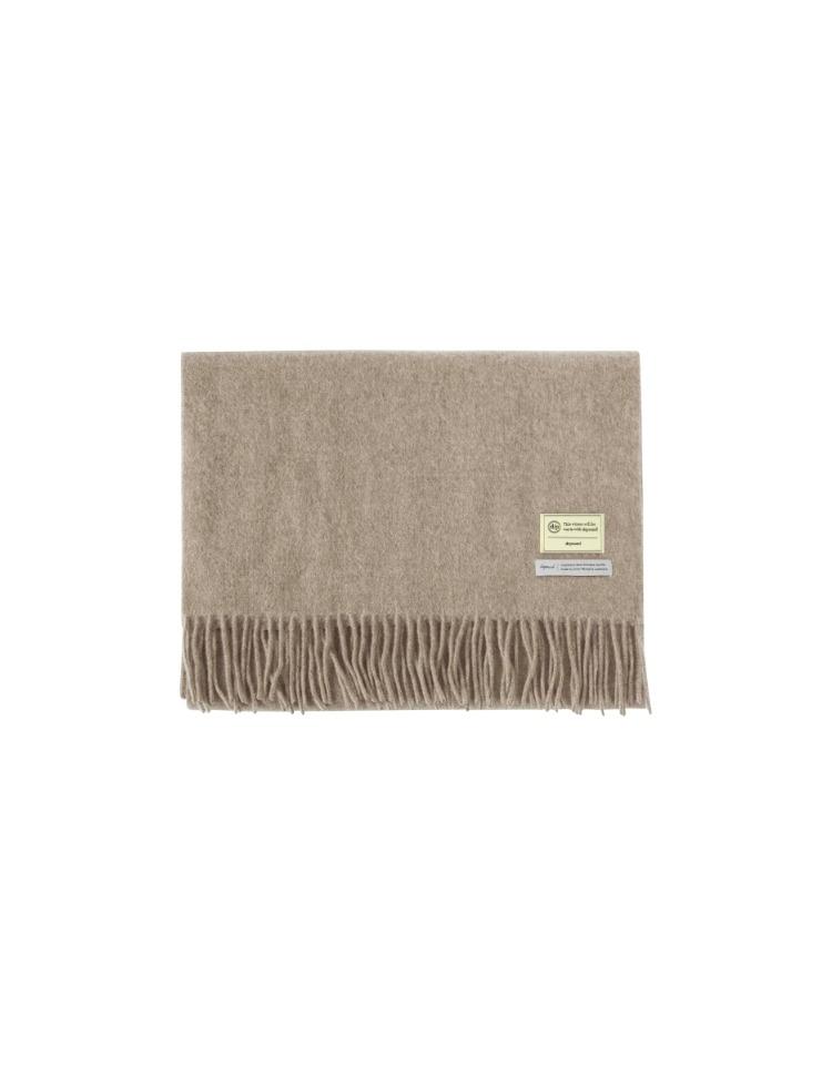 cashmere wool blended muffler (oatmeal)