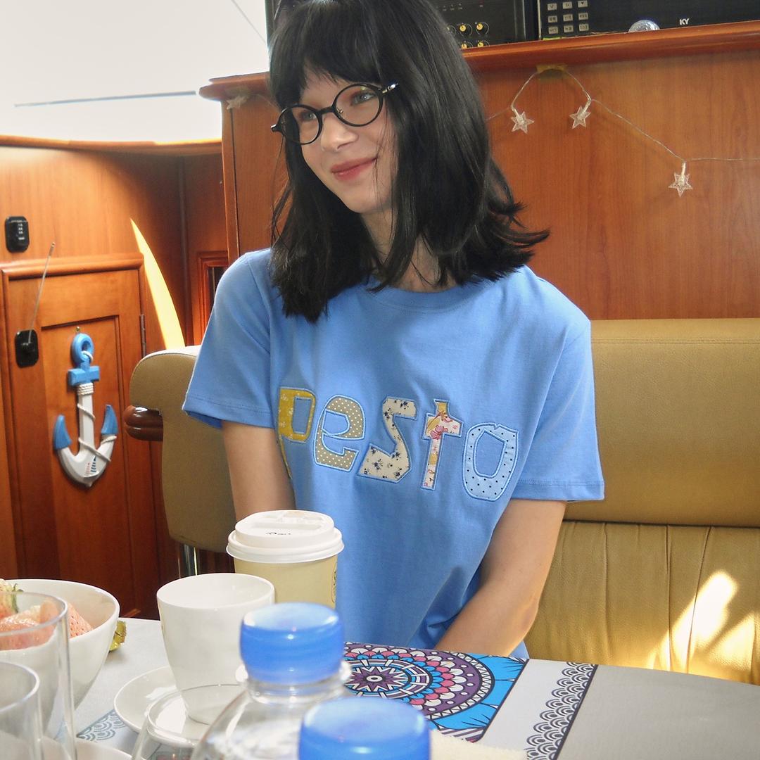 [29CM 단독] PESTO PATCHWORK T-SHIRT DOLPHIN