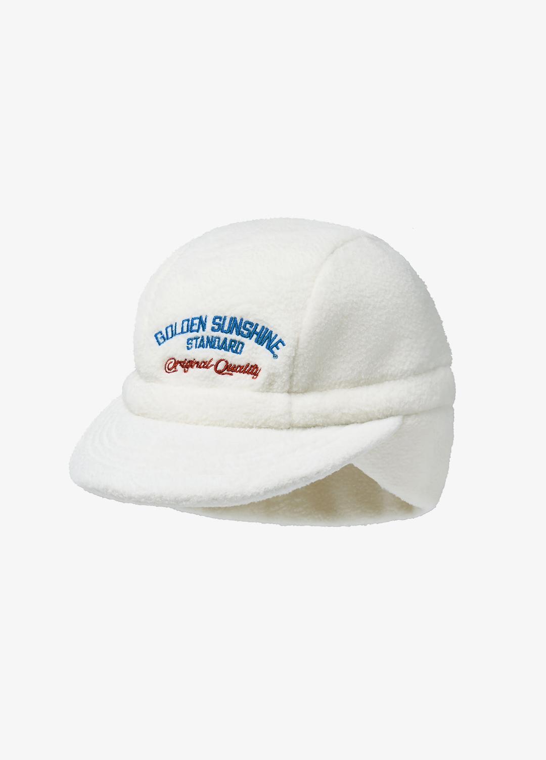 Sunshine earflap fleece cap_Vanilla