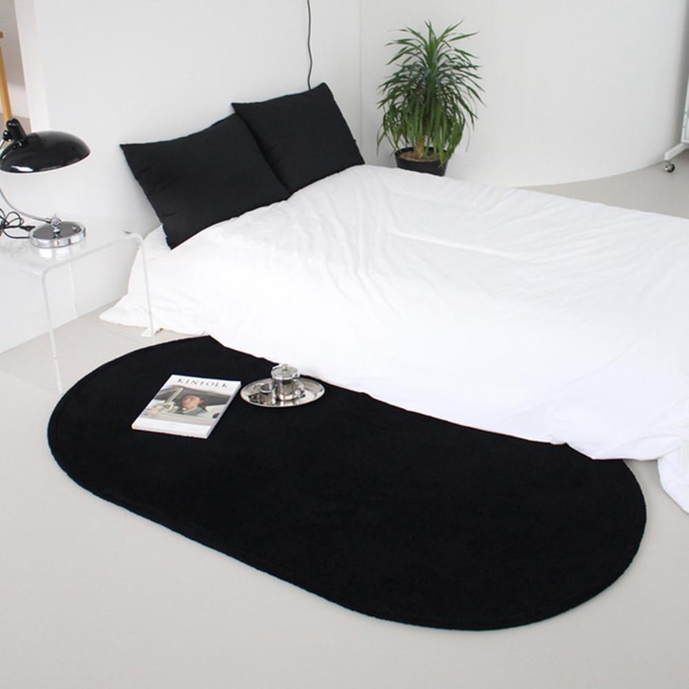 오베르 극세사 물세탁 사계절 심플 단모 대형 거실 북유럽 겨울 워셔블 러그 사각 타원형