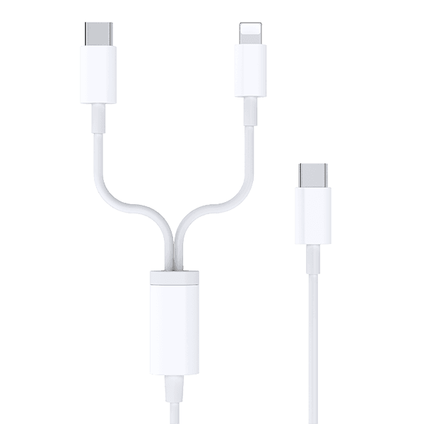 지모 베이직 2in1 라이트닝 타입C 고속 멀티 충전 케이블