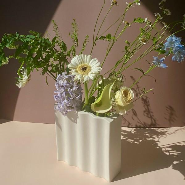 Square leaf vase(스퀘어 립 화병)