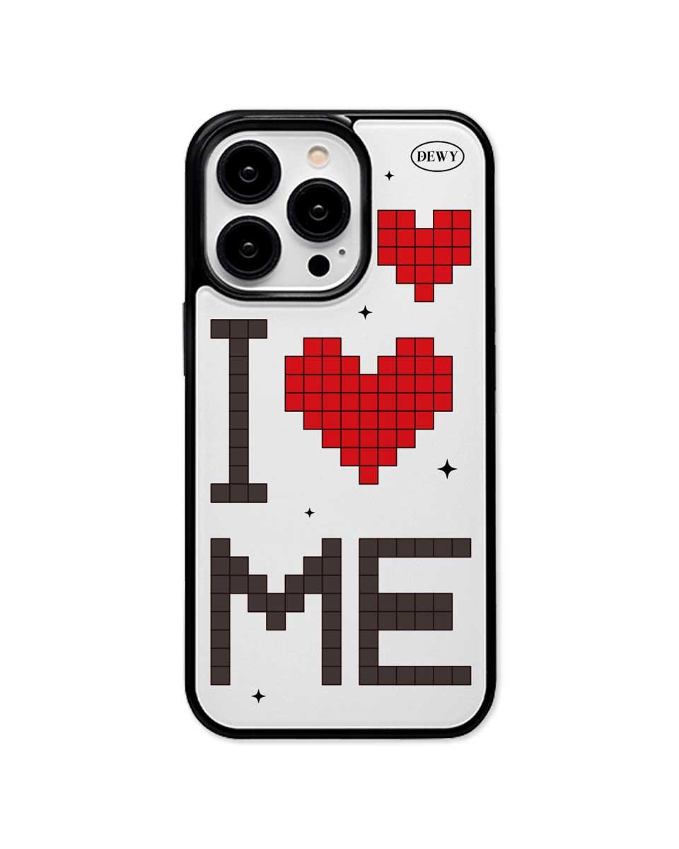 'I LOVE ME' phone case (glass)