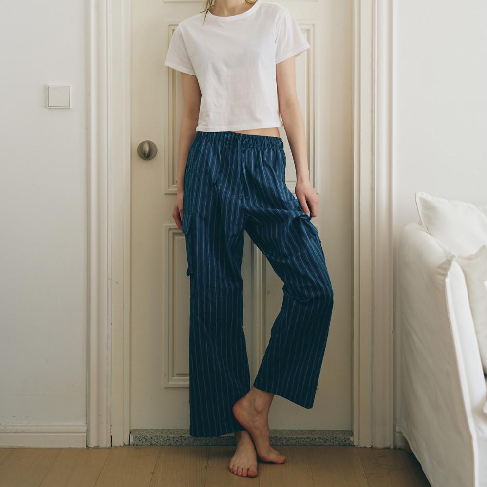 [3차 리오더] 빌리빌리 EASY HIPPIE CARGO PANTS 이지 히피 카고팬츠 (Blue)