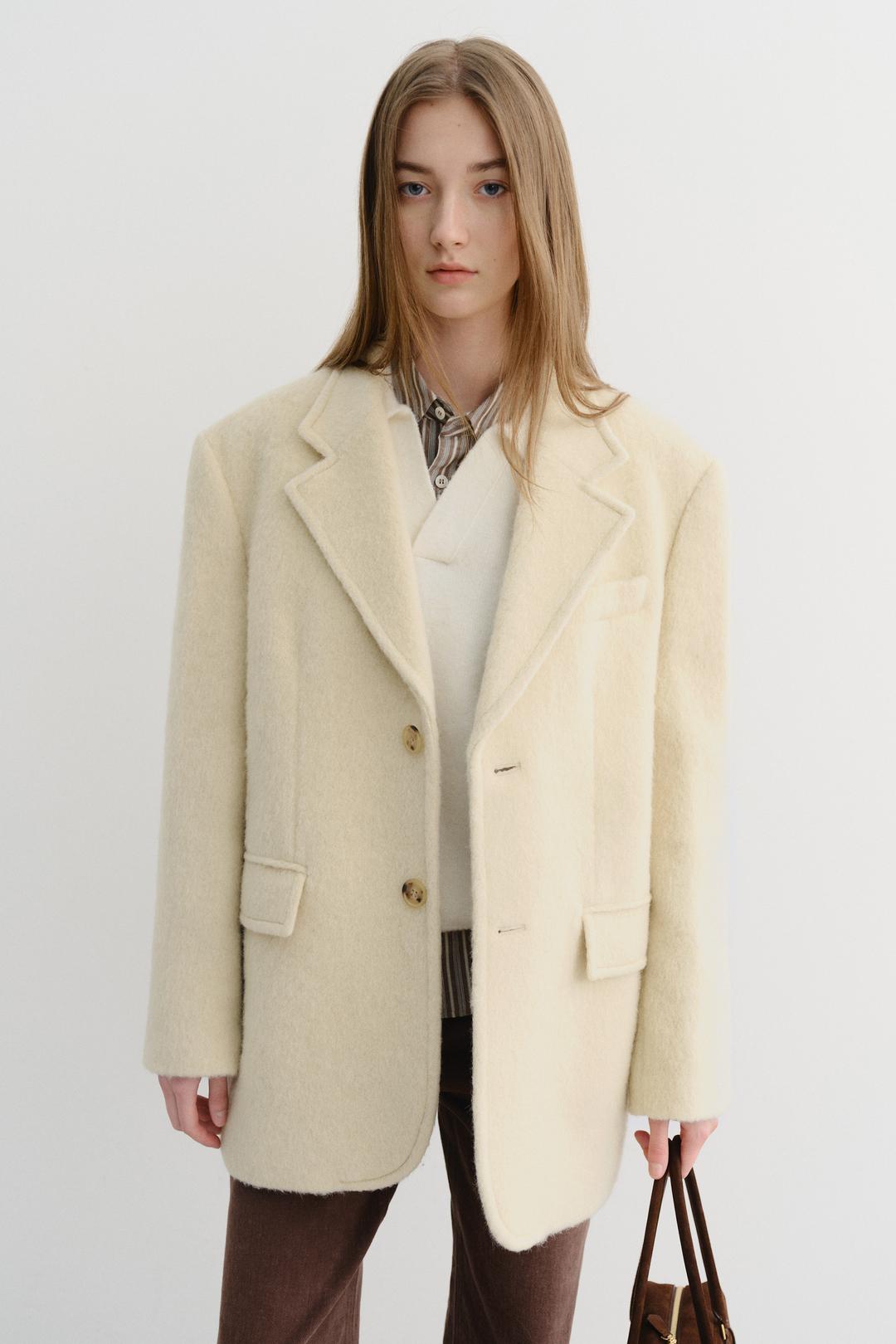 던스트 UNISEX ALPACA BLAZER COAT