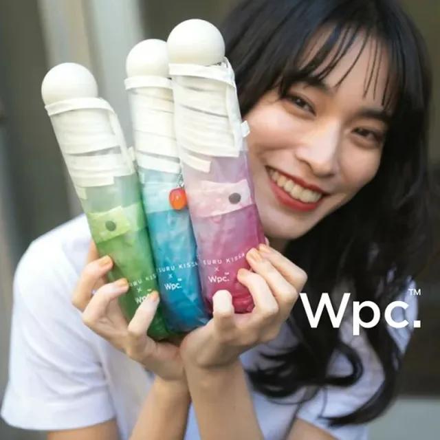 여행하는 찻집 x Wpc 크림소다 접이식 비닐 우산 미니 PT-TA00