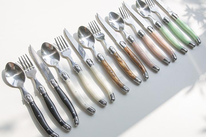 소소 리유네 라귀올 커트러리 디너 3종 세트 디너스푼, 디너포크, 디너나이프 6컬러