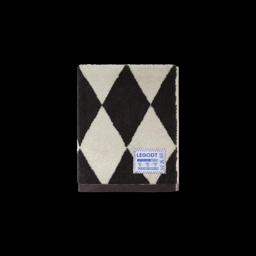 타월 아가일 패턴 (다크그레이)