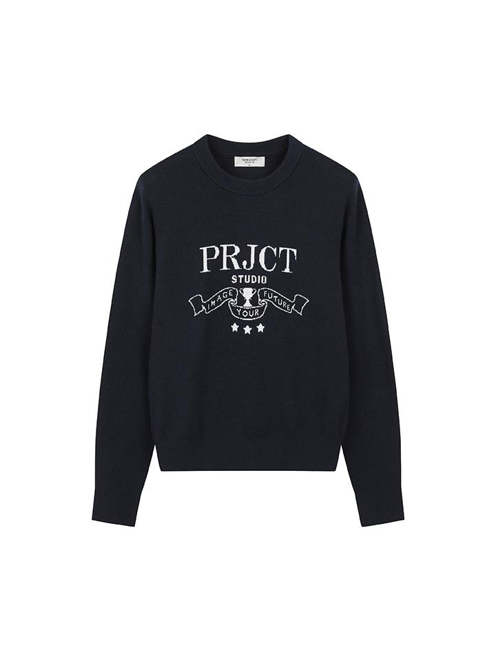 PROJECT M 여성) 웜소프트 레터링 스웨터| 굿 셀렉션, 굿 서비스 굿웨어몰