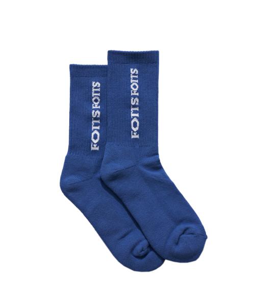 포츠포츠(FOTTSFOTTS)  23FW 크루삭스 - 블루 /CREW SOCKS / BLUE - 사이즈 & 후기 | 무신사