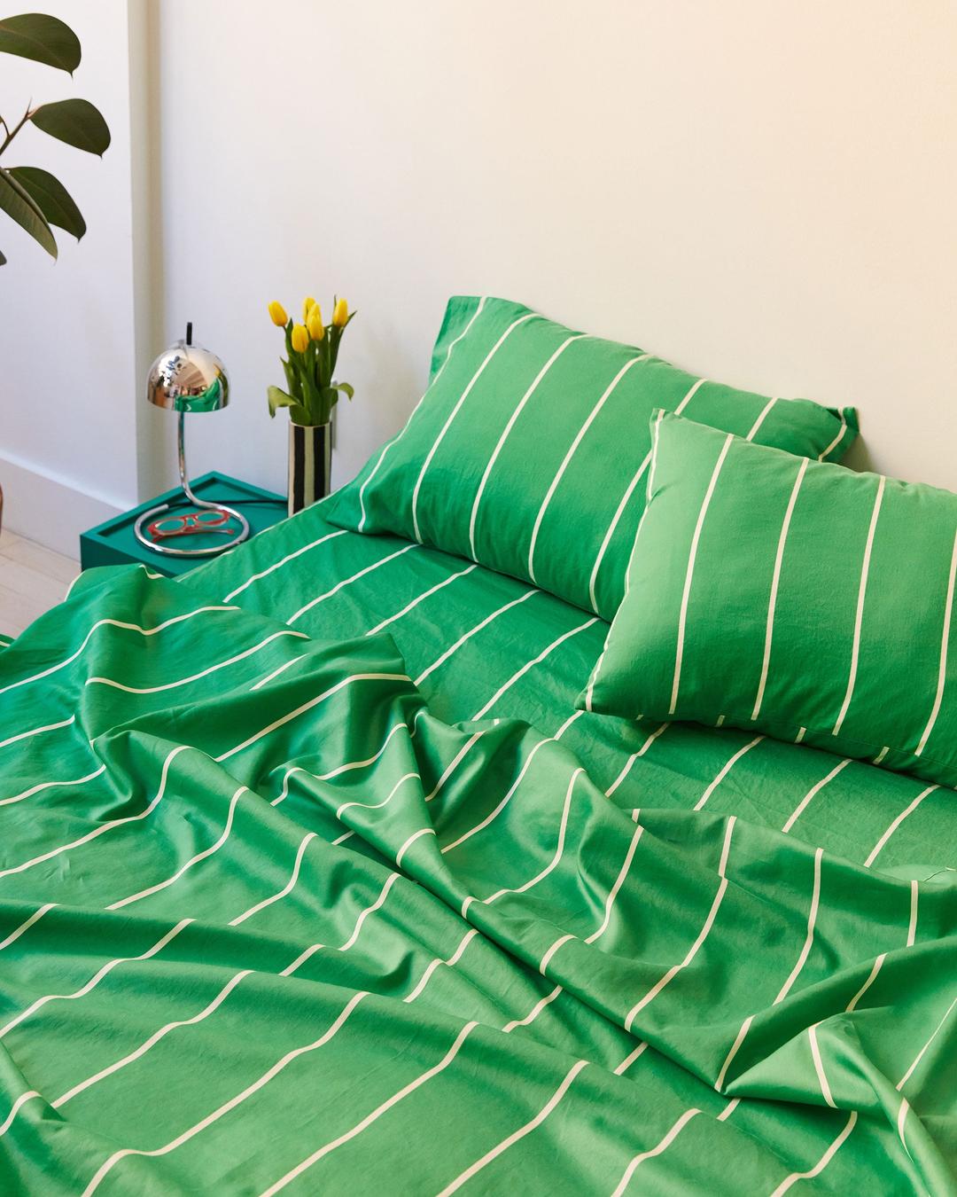 Lawn Stripe Sheets - Flat Sheet / Twin