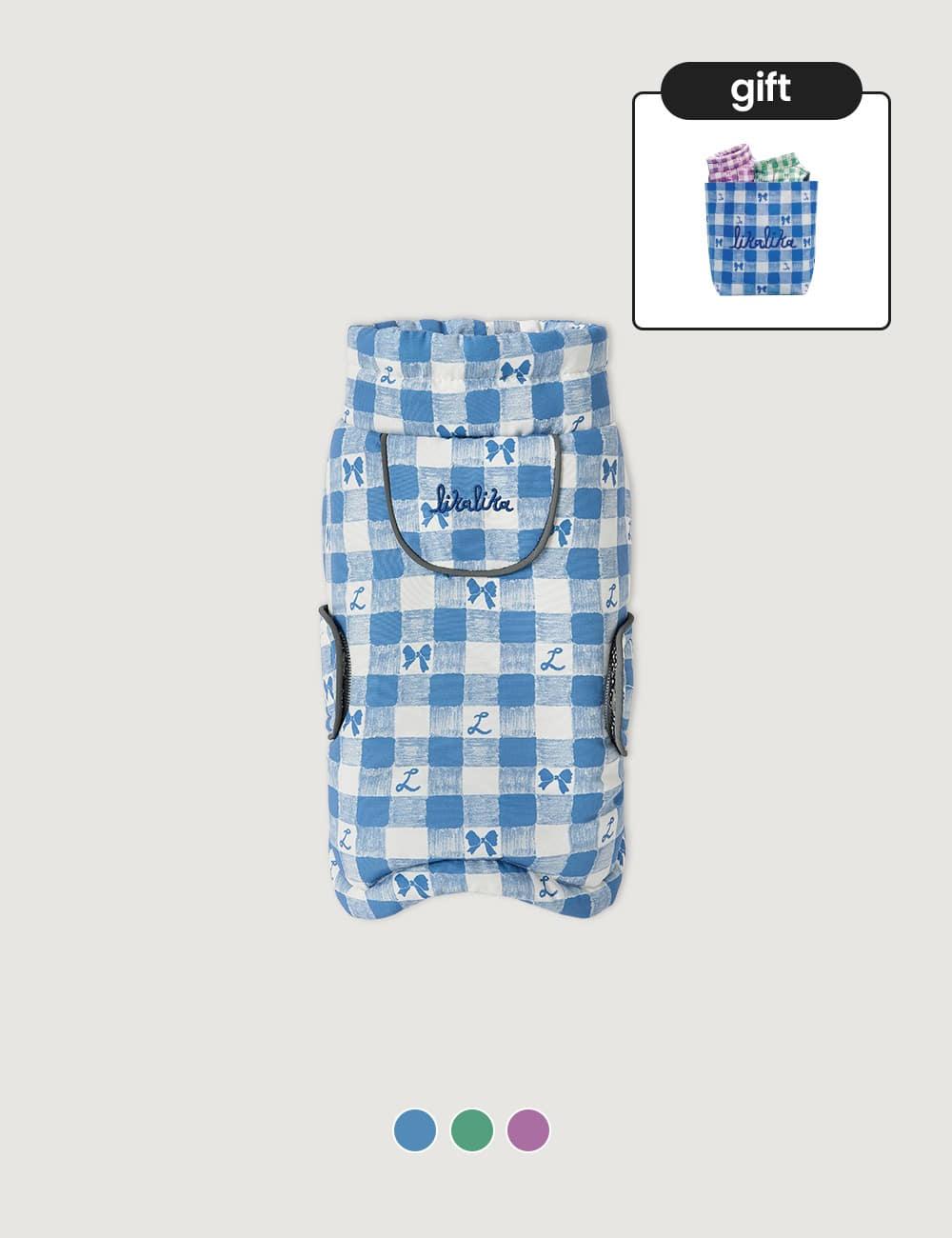 [likalika X Saki] 깅엄 써모 히트 패딩_ 3컬러