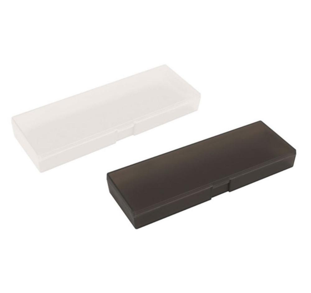 모닝글로리 비움 투명 반투명 어린이 사각필통 중학생 고등학생 대학생 플라스틱 필통 봉제