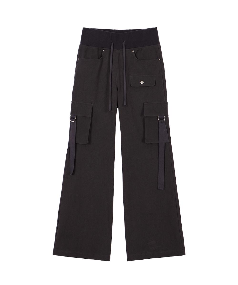 Cargo Slim Bootcut Pants [Charcoal]