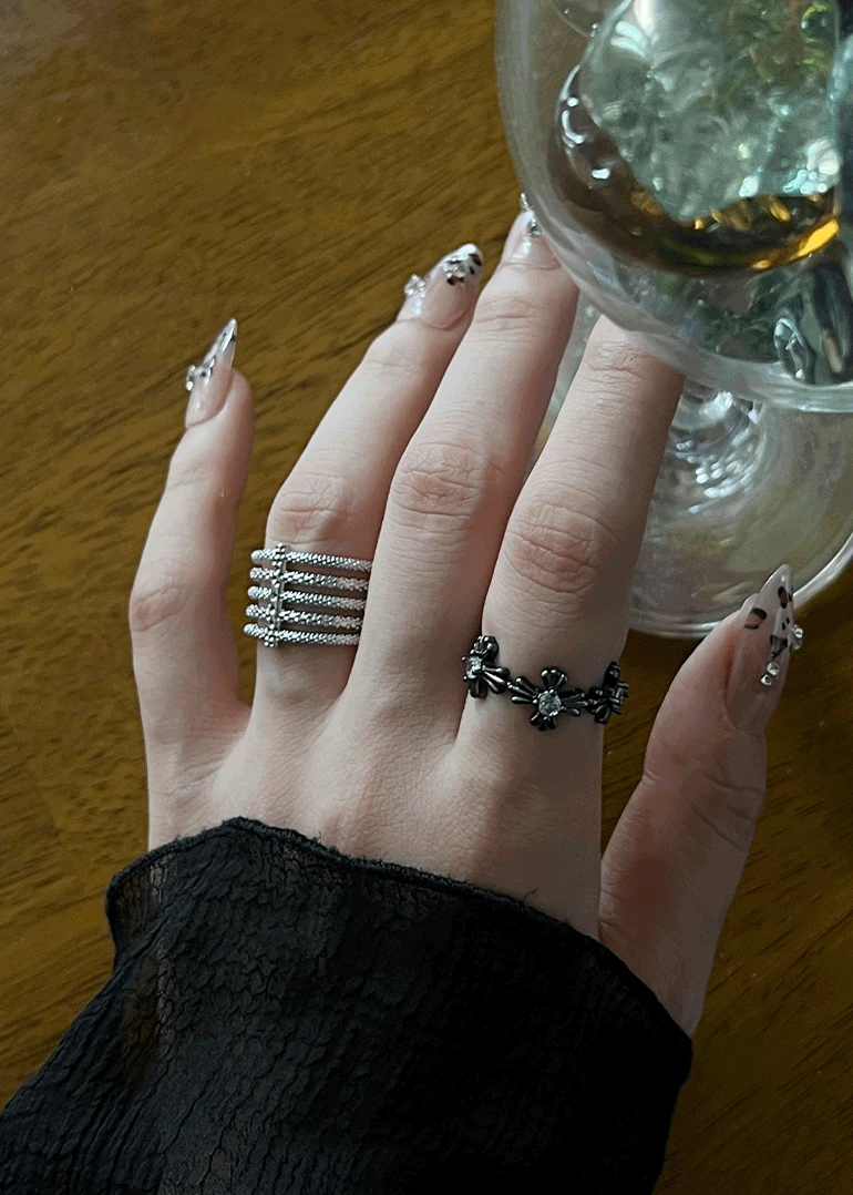 [925silver] bold twinkle ring | 실버925 볼드 반짝 반지