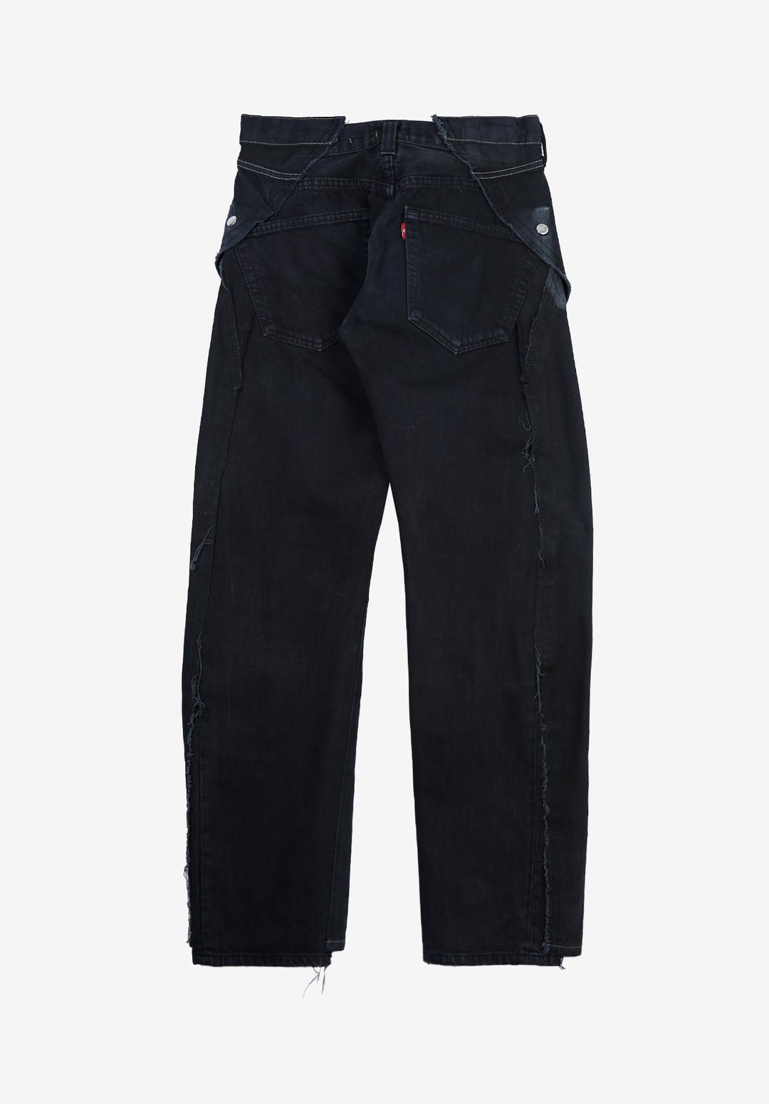 DOT JEANS, BLACK S