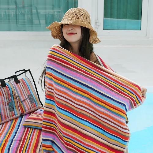 클라우망 블랙라벨라이프 앤 베이스 비치 타월 세트