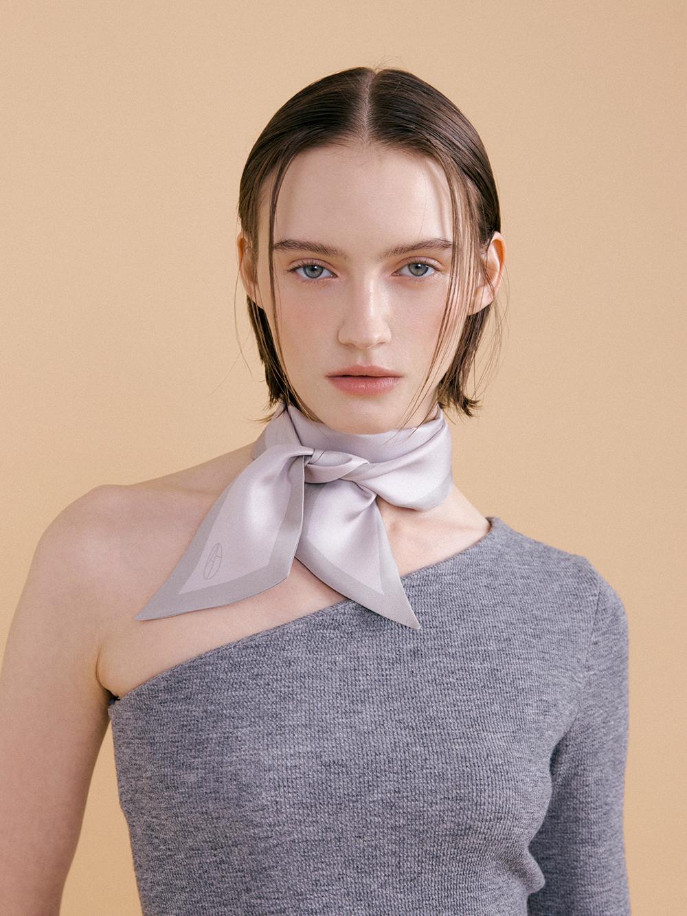 Long Twilly Silk Scarf - Dove