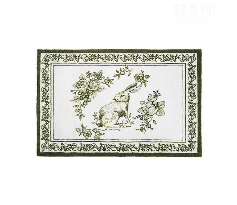 수심 Peter Rabbit Rug 피터 래빗 러그 빈티지 그린 그리너리 카페트 발매트