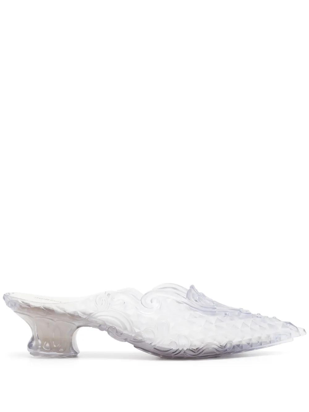 Y/Project x Melissa 40mm Court Mules | White | FARFETCH KR