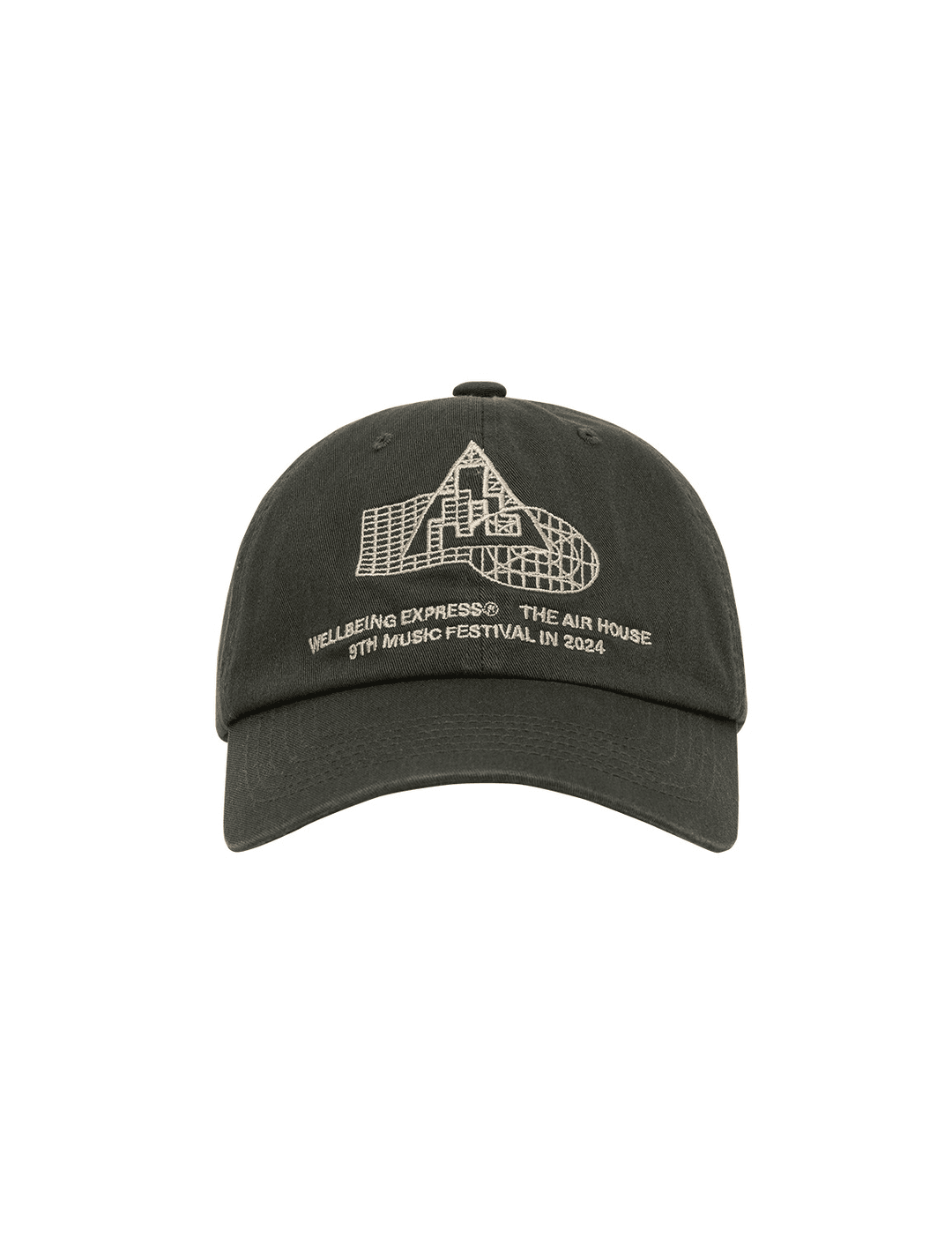[WBExAIRHOUSE] Grid Symbol Cap Khaki