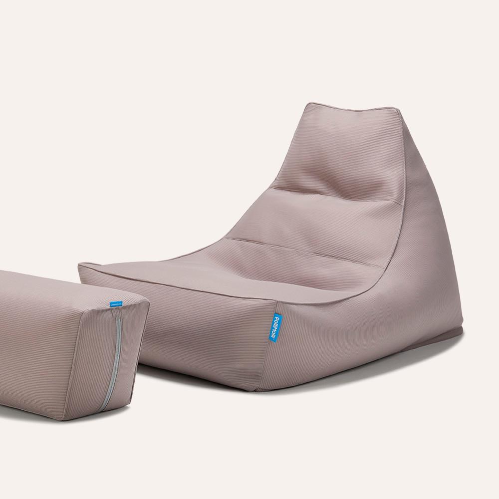 폴리몰리 빈백 802A 소파 로즈베이지 + 목베개 증정!