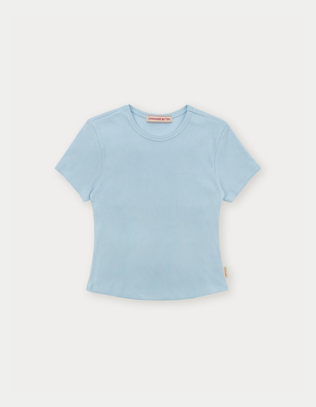 Essential Slim Top - Light Blue