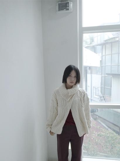 어레인지 헤비 케이블 가디건