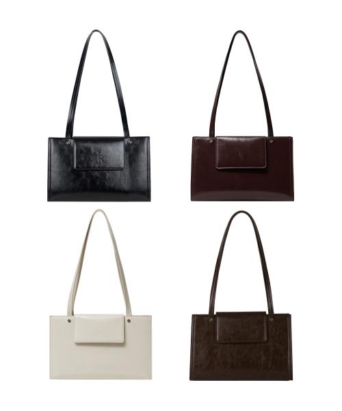 볼티드 스퀘어 숄더백 [4COLOR]