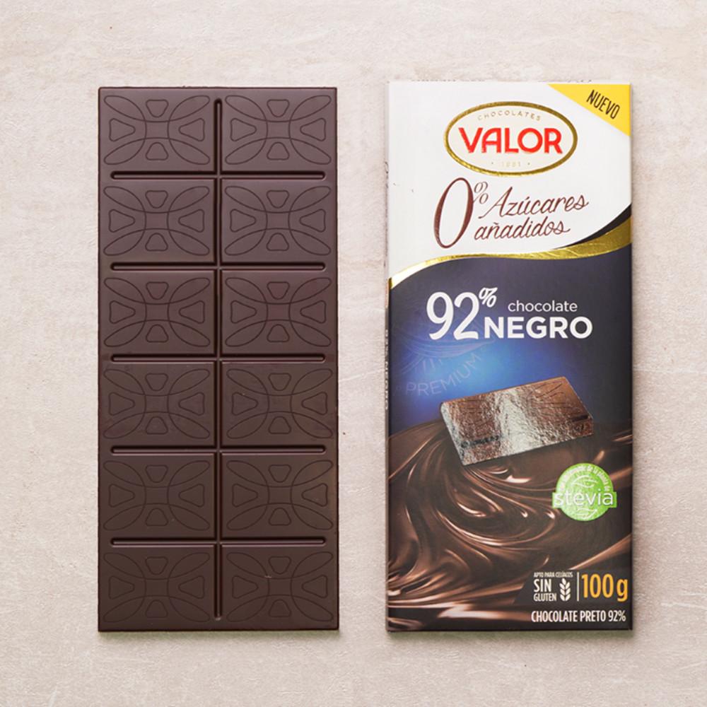발로르 슈가프리 다크 카카오초콜릿 92% 무설탕초콜릿 스테비아초콜릿