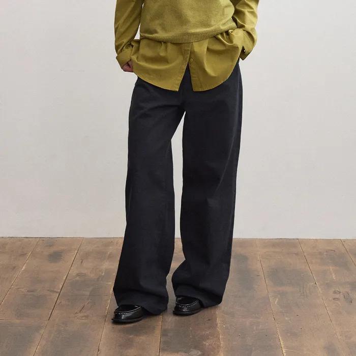 LOW BOAT PANTS (NAVY)